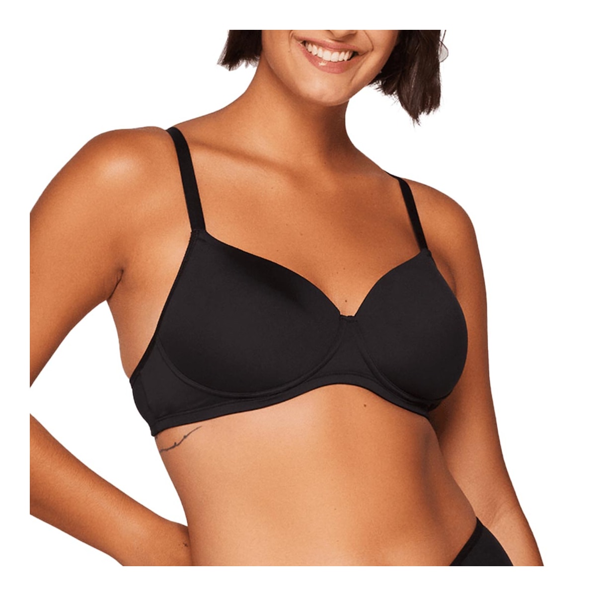 Sutiã Liebe Com Bojo Lycra 411001 Preto Sutiã Liebe Com Bojo Lycra 411001 Preto