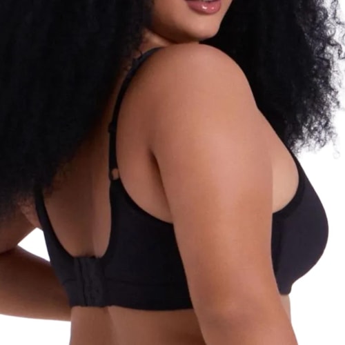 Detalhe - Sutiã Liebe Com Bojo Lycra 703801 Preto