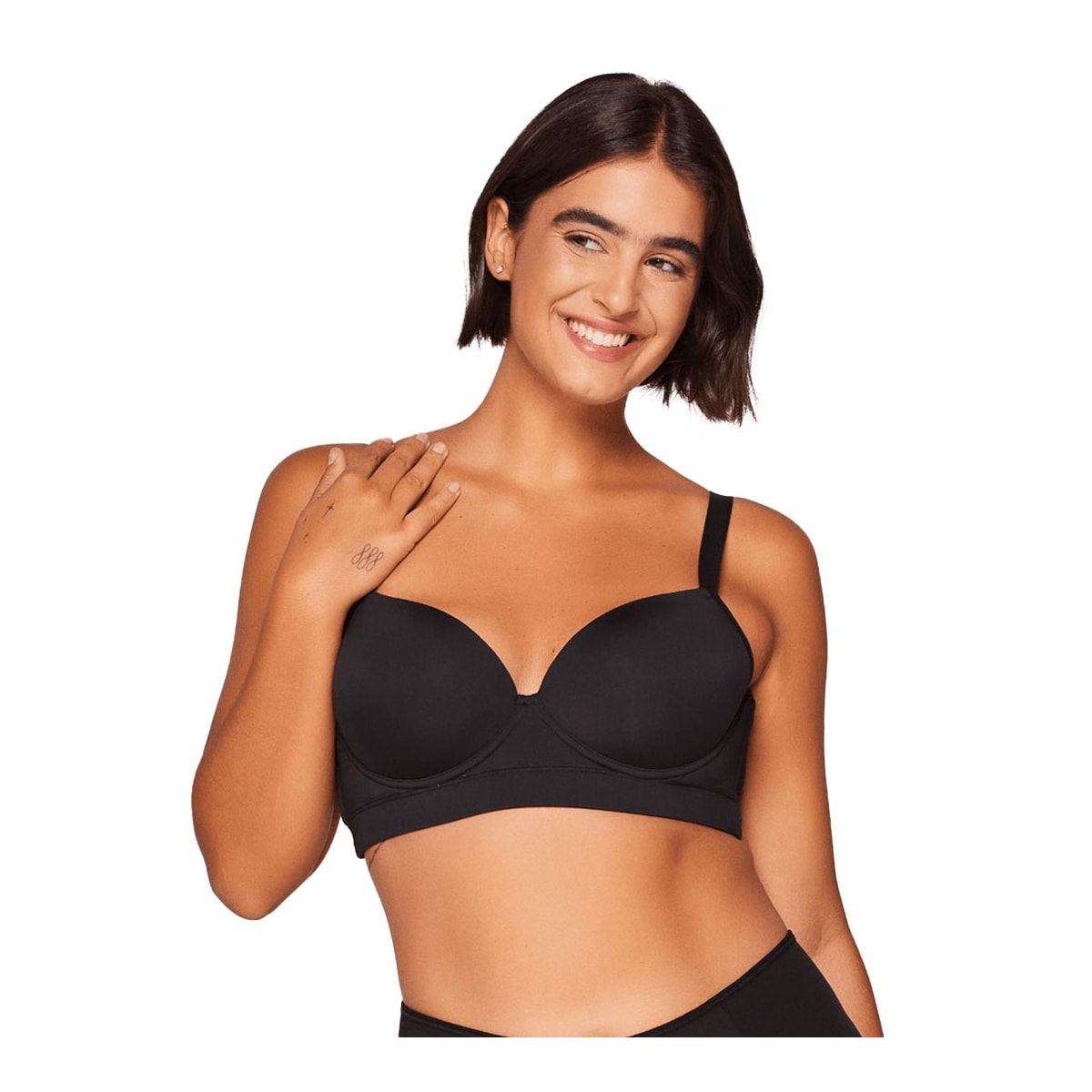 Sutiã Liebe Com Bojo Microfibra 703001 Preto Sutiã Liebe Com Bojo Microfibra 703001 Preto