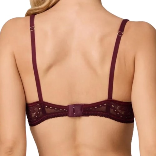 Detalhe - Sutiã Liebe Com Bojo Renda 603169 Mirtilo