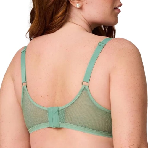 Detalhe - Sutiã Liebe Com Bojo Renda 703040 Erva Doce