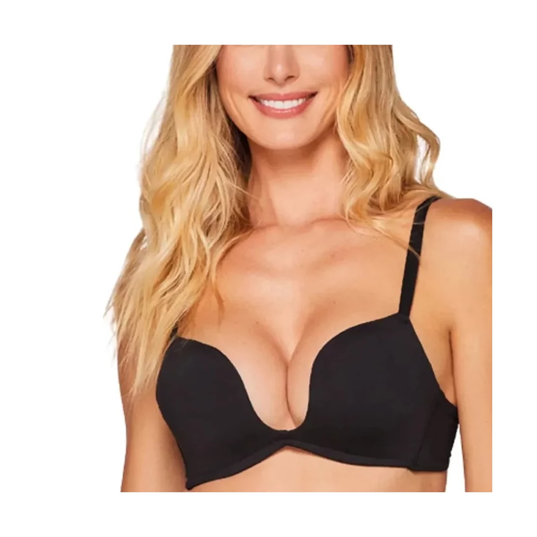 Sutiã Liebe Decote U Em Microfibra 123700 Preto Sutiã Liebe Decote U Em Microfibra 123700 Preto