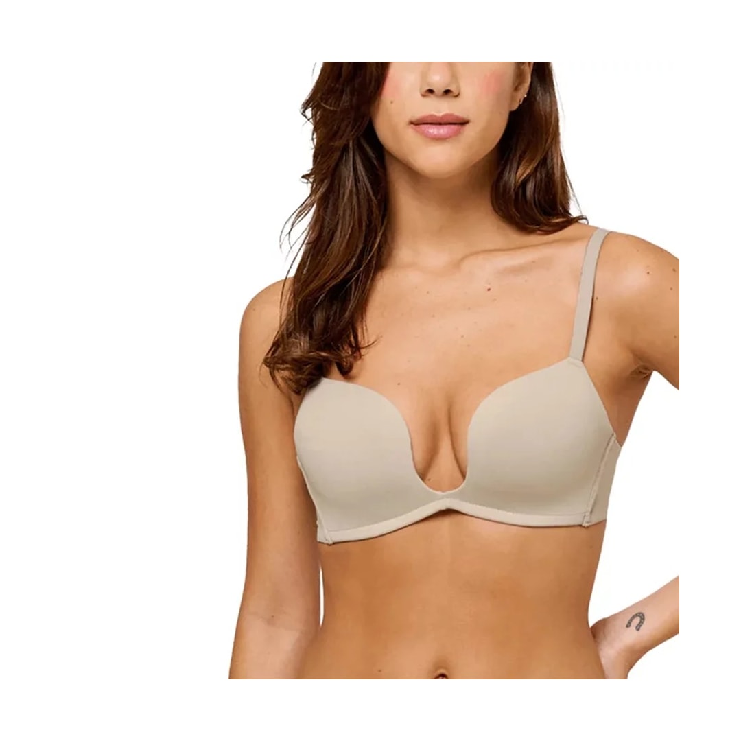 Sutiã Liebe Decote U Em Microfibra 123700 Suede Sutiã Liebe Decote U Em Microfibra 123700 Suede