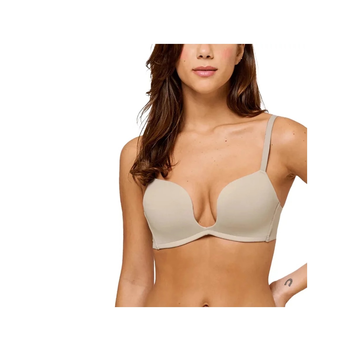 Sutiã Liebe Decote U Em Microfibra 123700 Suede Sutiã Liebe Decote U Em Microfibra 123700 Suede