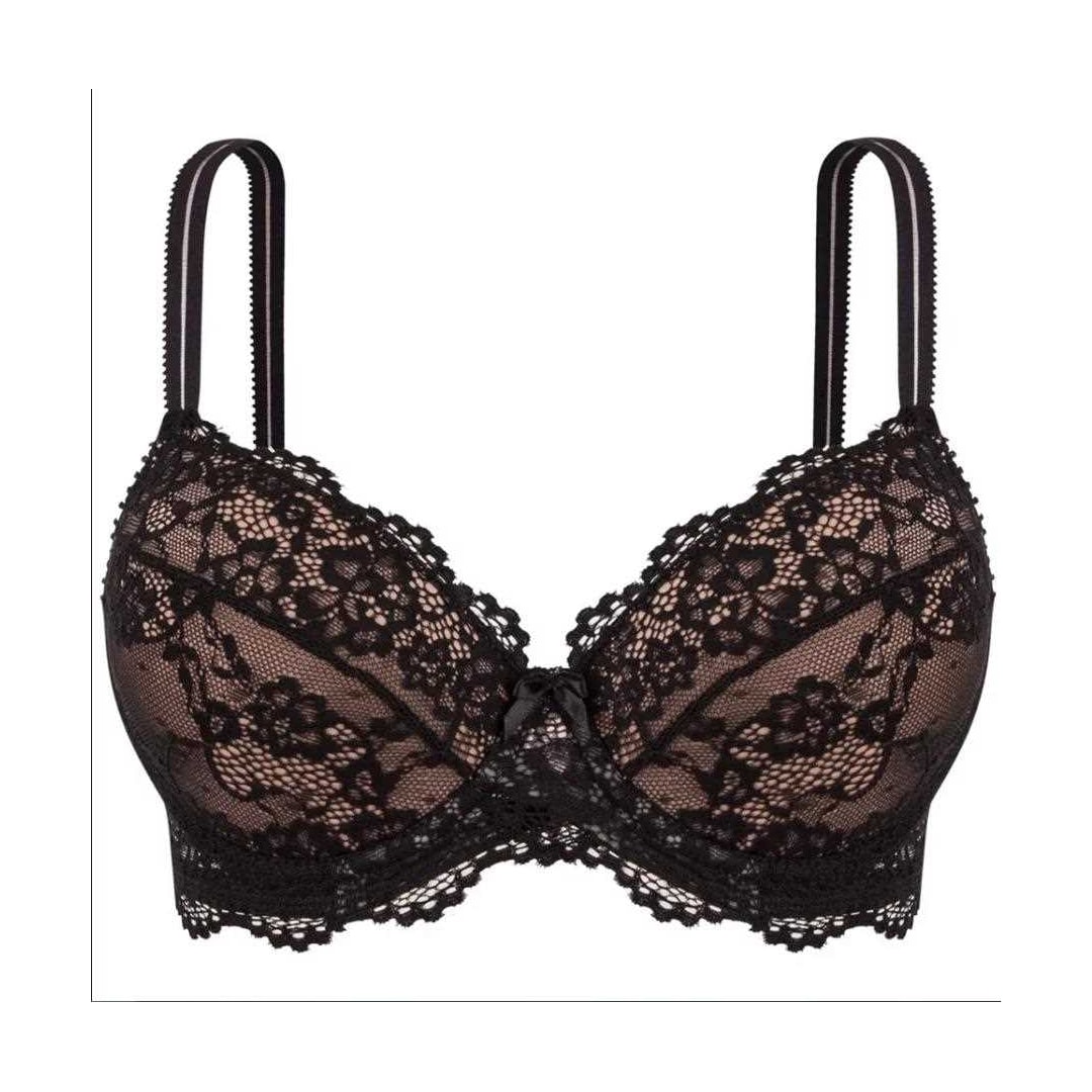 Sutiã Liebe Ideal Triangulo Renda Com Bojo 603432 Preto