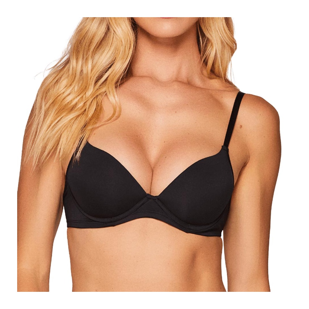 Sutiã Liebe Meia Taça Biodegradável 123007 Preto Sutiã Liebe Meia Taça Biodegradável 123007 Preto