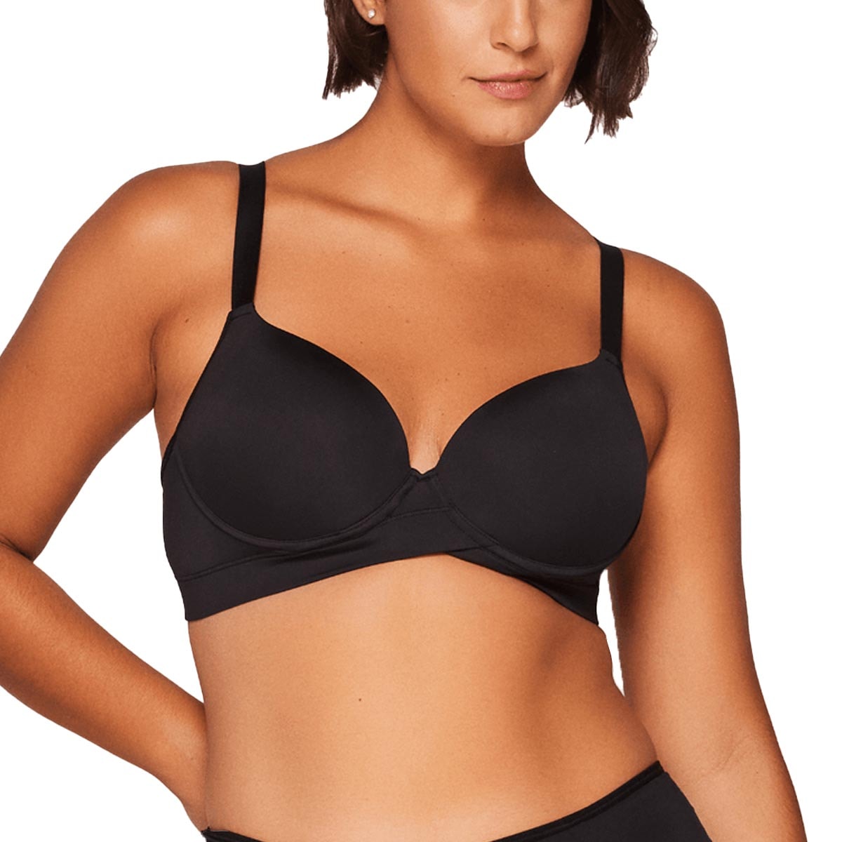 Sutiã Liebe Meia Taça Com Bojo 103006 Preto Sutiã Liebe Meia Taça Com Bojo 103006 Preto