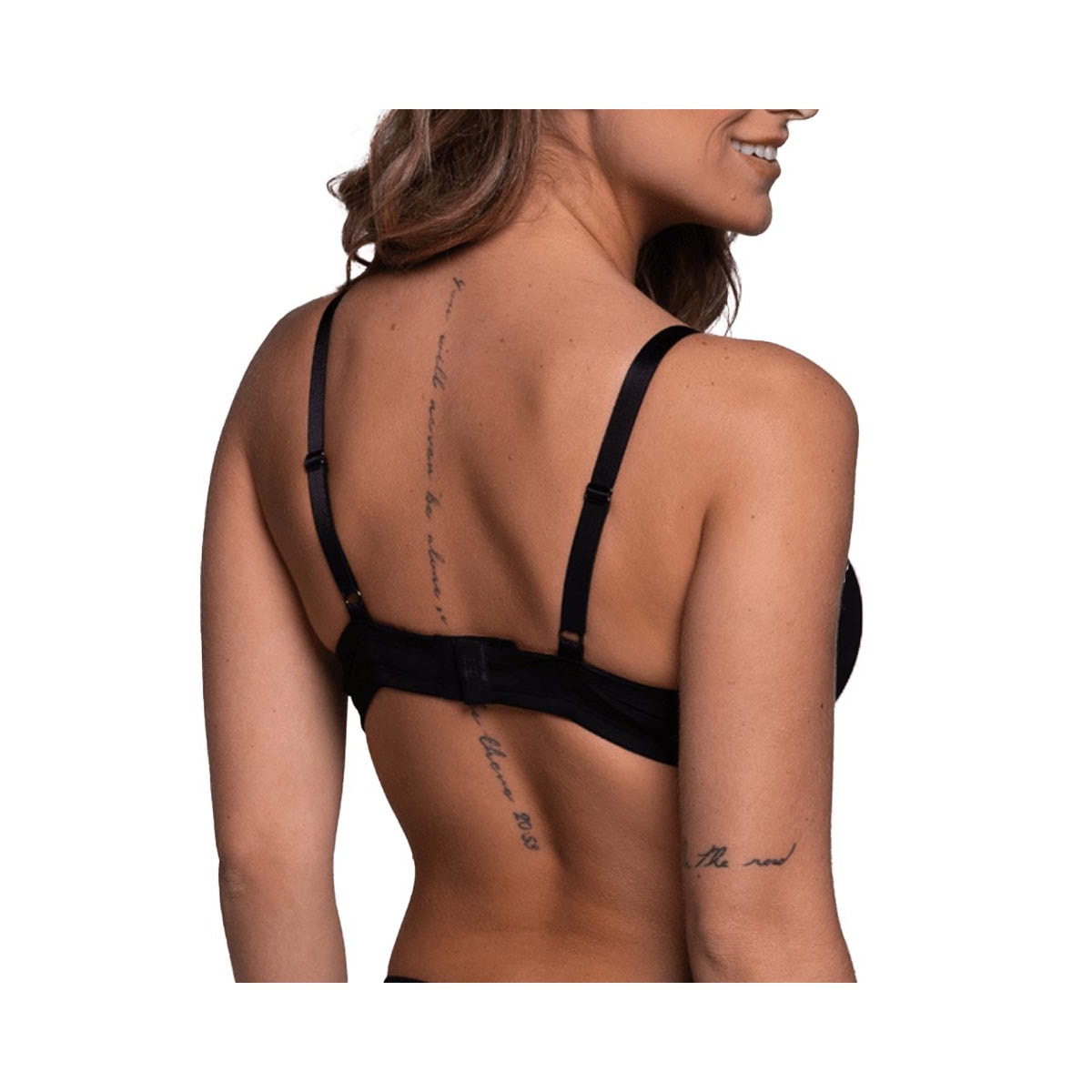Sutiã Liebe Meia Taça Com Bojo Sustentare 103008 Preto