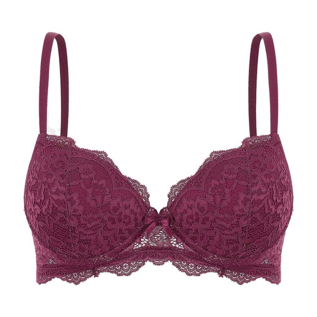 Sutiã Liebe Meia Taca Renda Kiss Me Cassis