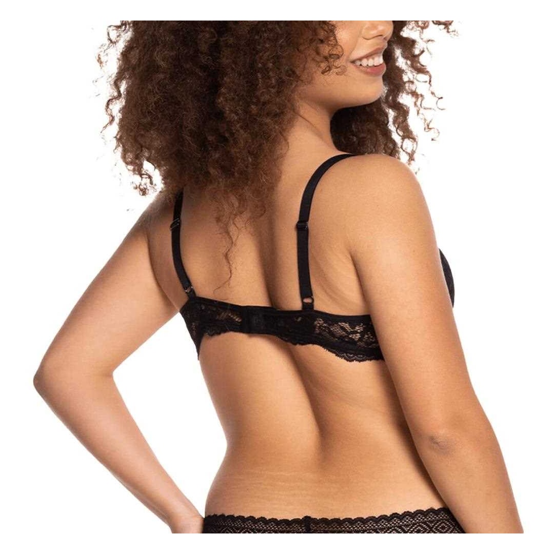 Sutiã Liebe Meia Taca Renda Kiss Me Preto