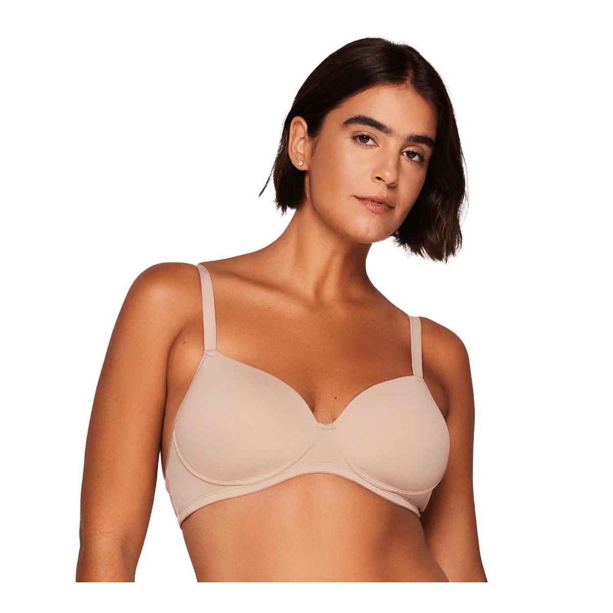 Sutiã Liebe Meia Taca Sem Aro 411001 Chocolate Sutiã Liebe Meia Taca Sem Aro 411001 Chocolate