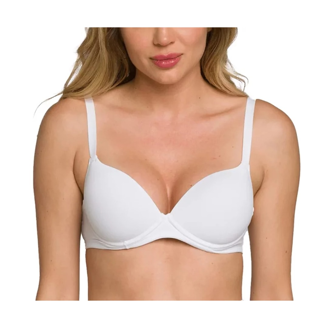 Sutiã Liebe Meia Taça Sustentare 103009 Branco