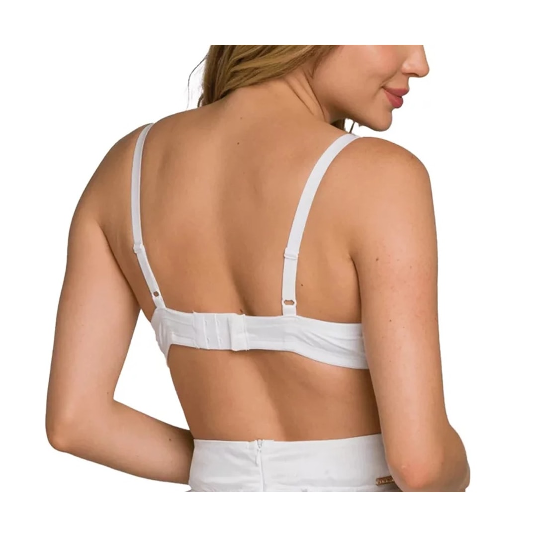 Sutiã Liebe Meia Taça Sustentare 103009 Branco