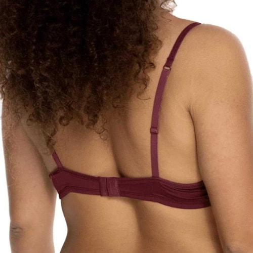 Sutiã Liebe Push Up Microfibra 103101 Merlot