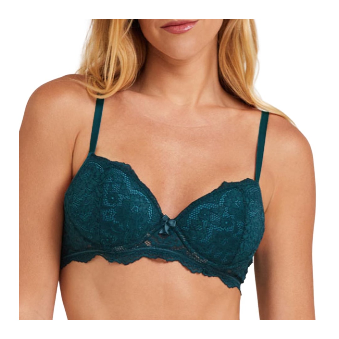 Sutiã Liebe Renda Kiss Me 503001 Teal