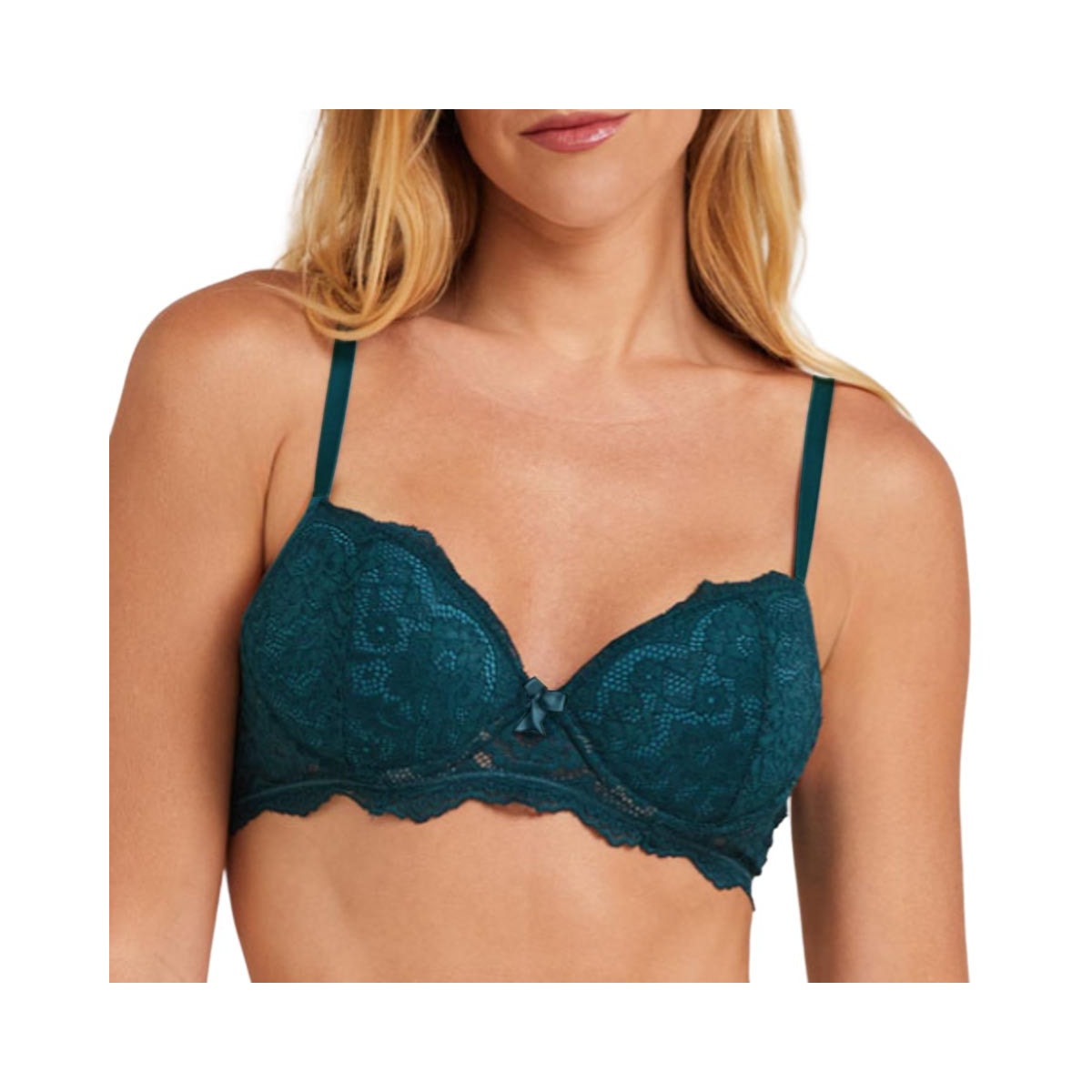 Sutiã Liebe Renda Kiss Me 503001 Teal