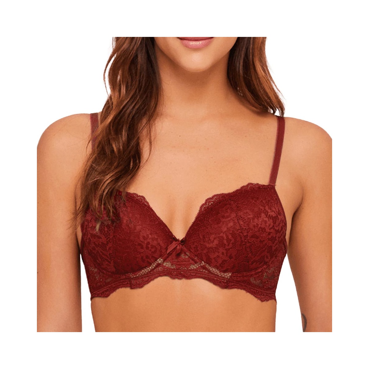 Sutiã Liebe Renda Kiss Me 503001 Terra Sutiã Liebe Renda Kiss Me 503001 Terra
