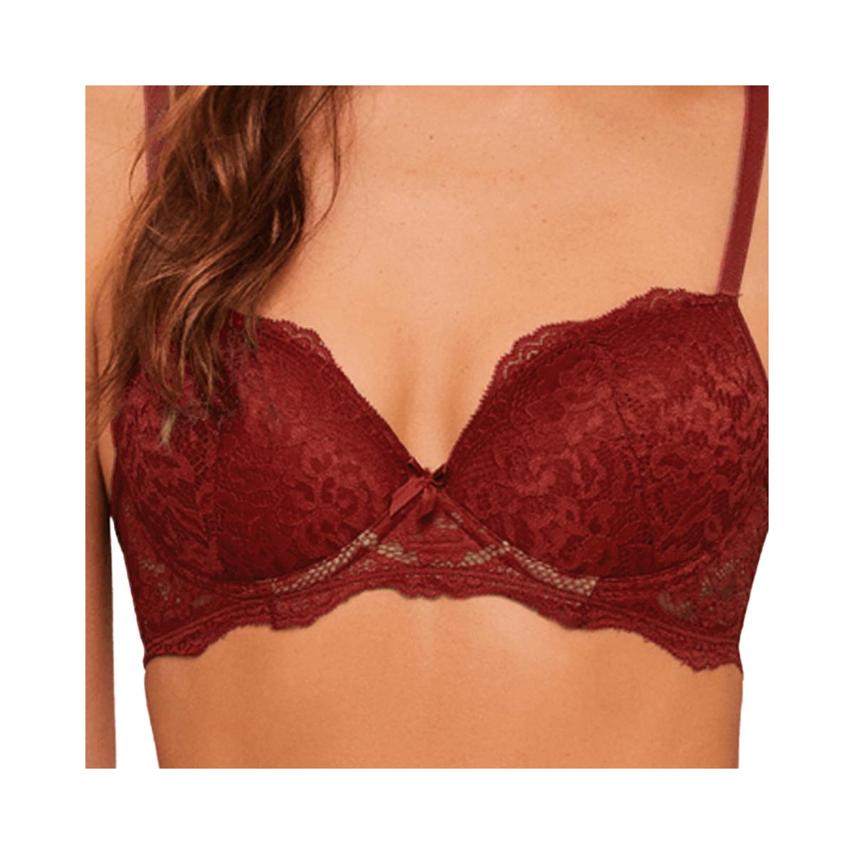 Sutiã Liebe Renda Kiss Me 503001 Terra Sutiã Liebe Renda Kiss Me 503001 Terra