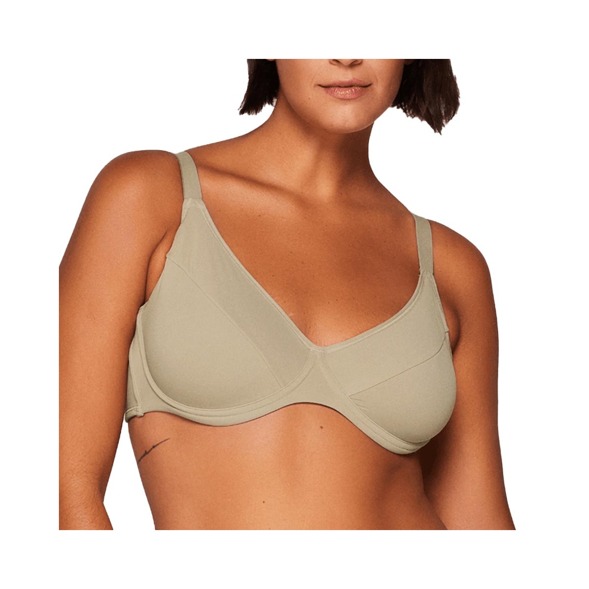 Sutiã Liebe Sem Bojo Em Microfibra 123301 Suede Sutiã Liebe Sem Bojo Em Microfibra 123301 Suede