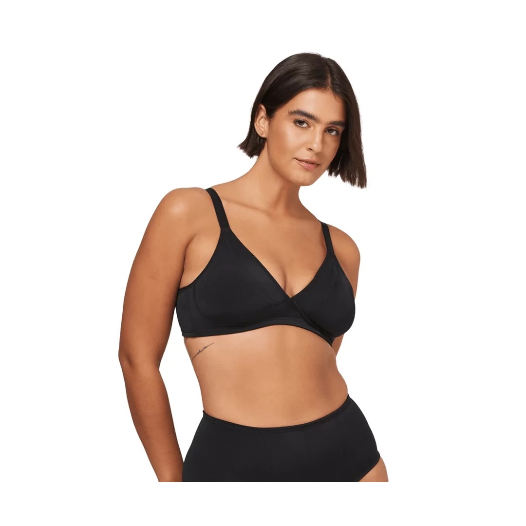 Sutiã Liebe Sem Bojo Em Microfibra 703307 Preto