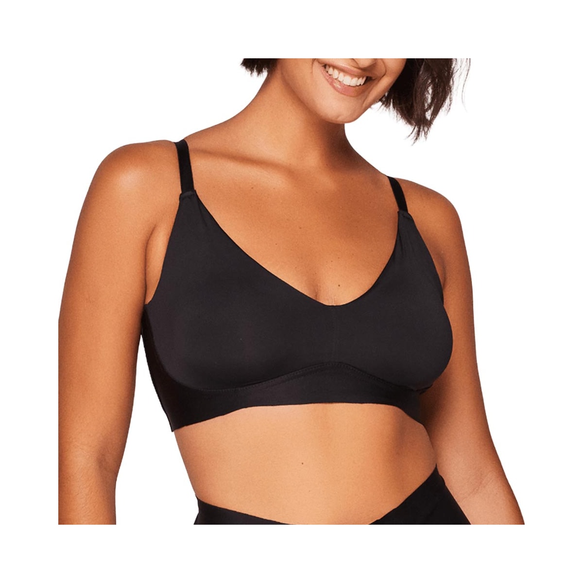 Sutiã Liebe Sem Bojo Lycra 303409 Preto Sutiã Liebe Sem Bojo Lycra 303409 Preto