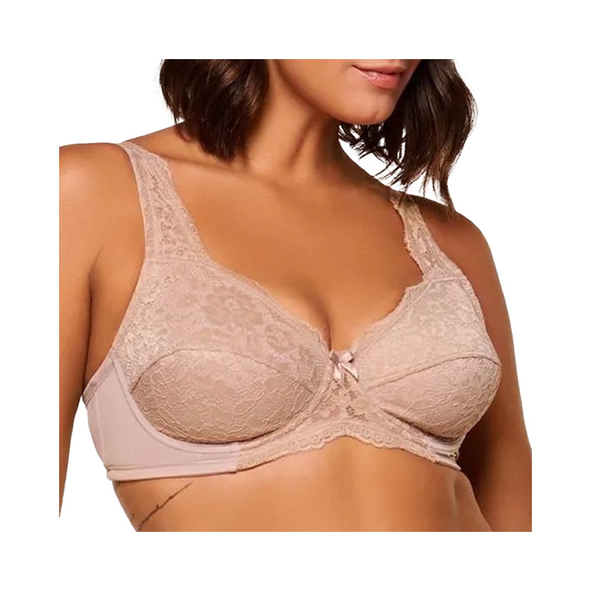 Sutiã Liebe Sem Bojo Renda 703312 Chocolate