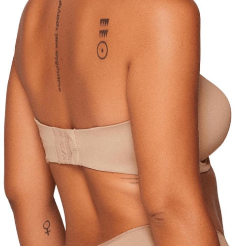 Detalhe - Sutiã Liebe Tomara Que Caia Taça B 703602 Chocolate