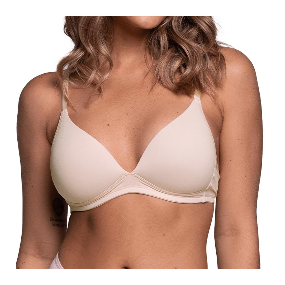 Sutiã Liebe Triângulo Microfibra Básica 341001 Vanilla