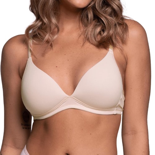 Sutiã Liebe Triângulo Microfibra Básica 341001 Vanilla