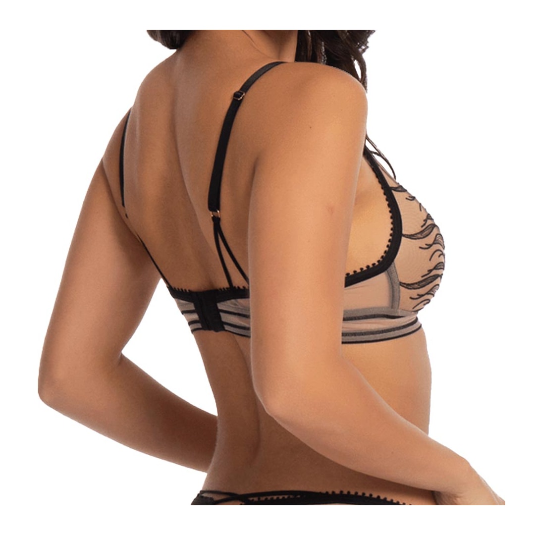 Sutiã Liebe Triangulo Tule Bordado 603444 Preto Sutiã Liebe Triangulo Tule Bordado 603444 Preto