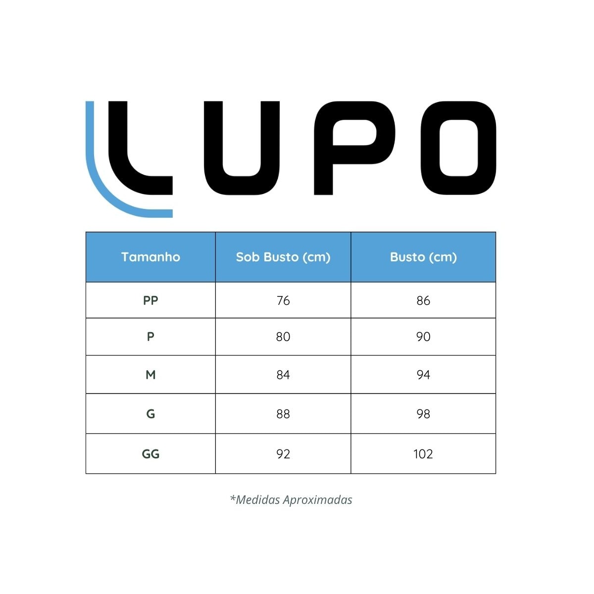 Sutiã Lupo Bojo Removível 41901 Preto