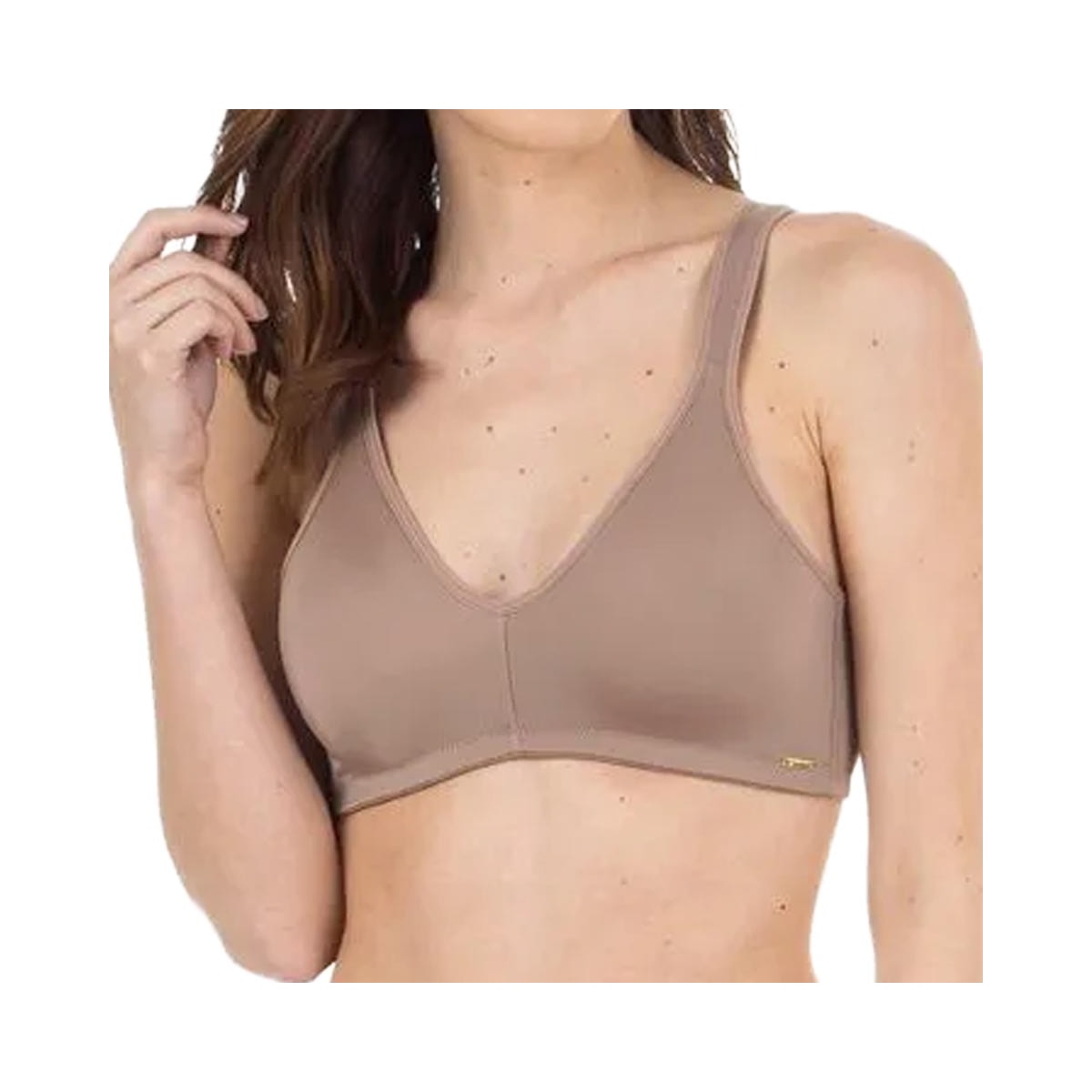 Sutiã Marcyn Sem Aro Com Sustentação 317.011 Nozes Sutiã Marcyn Sem Aro Com Sustentação 317.011 Nozes
