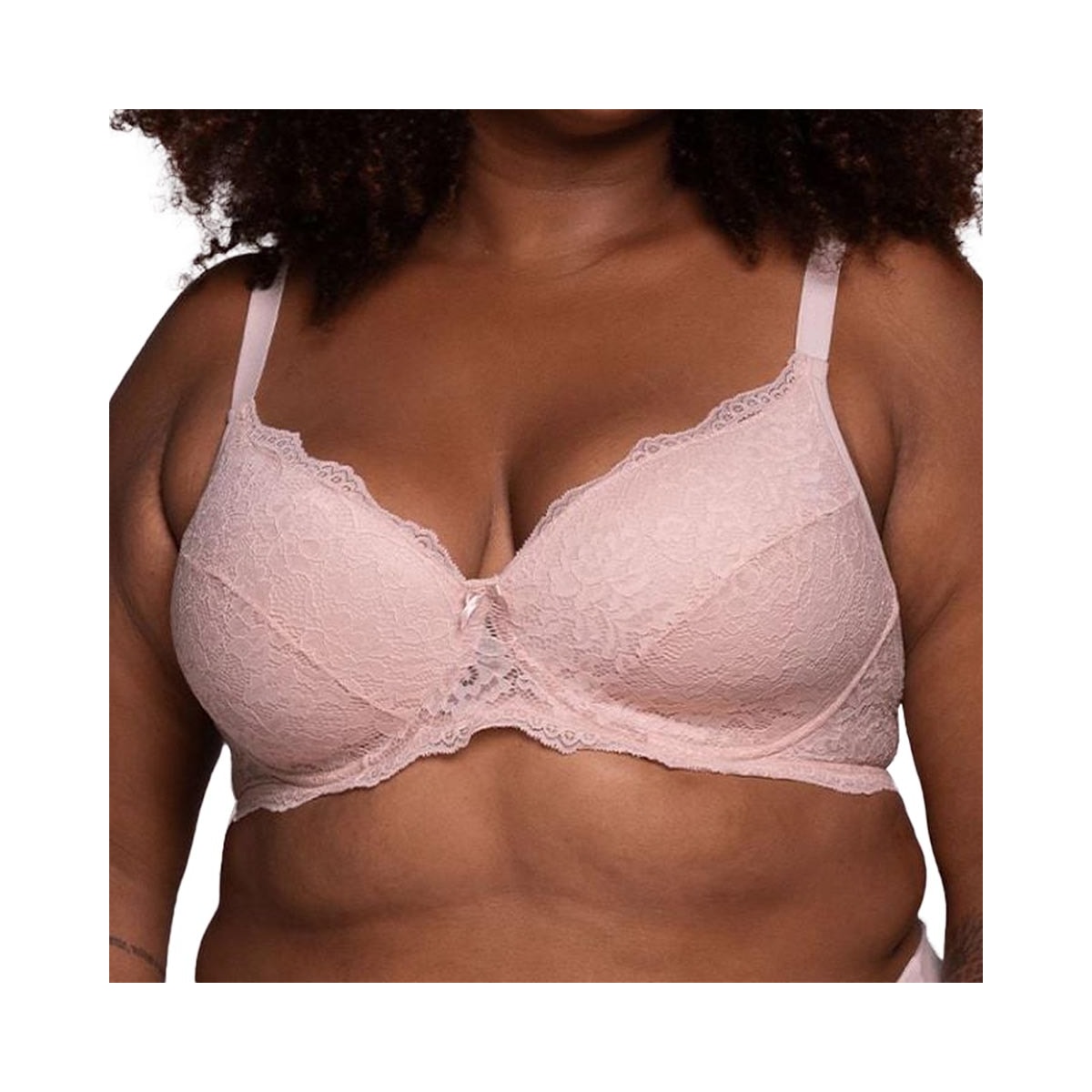 Sutiã Meia Taca Rendado Taça B 703005 Nude Sutiã Meia Taca Rendado Taça B 703005 Nude