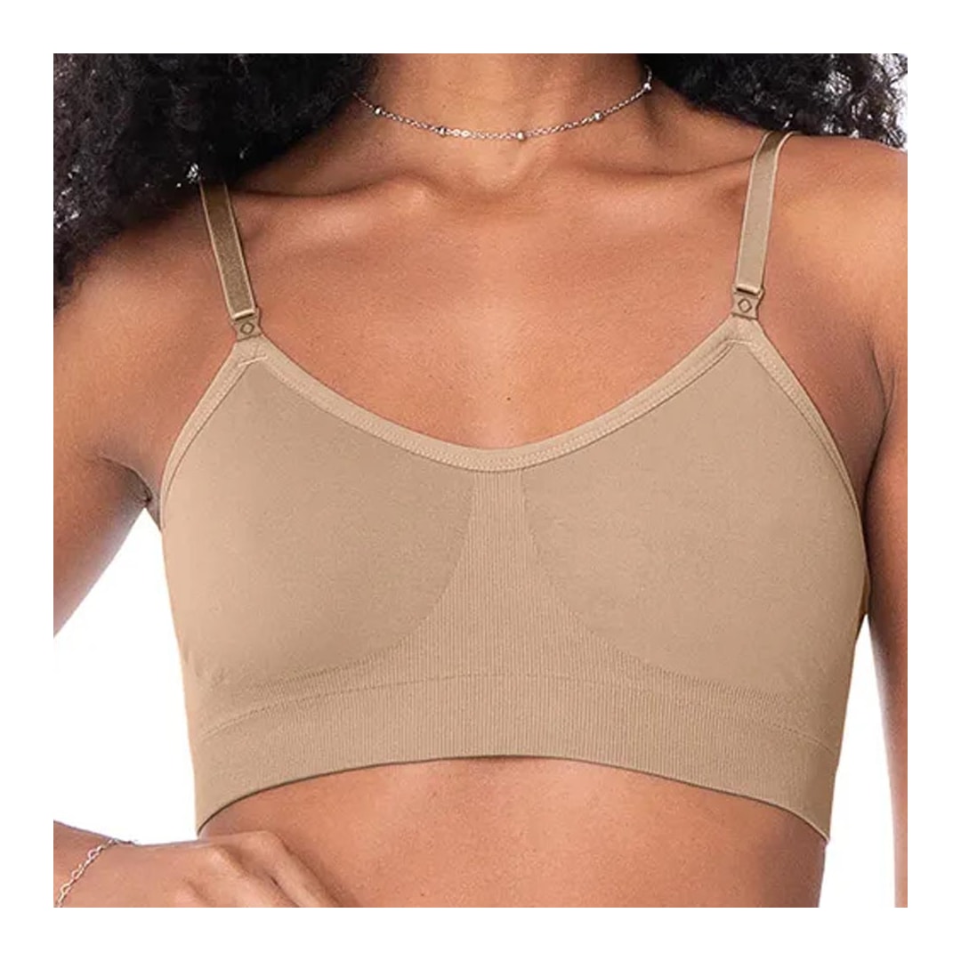 Sutiã Zee Rucci Basic Comfort Sem Costura Zr0306-006 C122 Bege