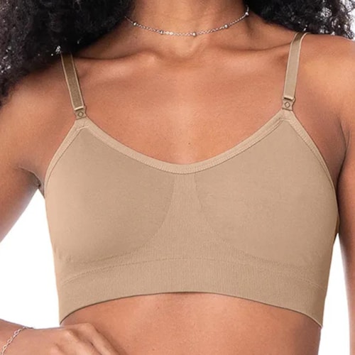 Sutiã Zee Rucci Basic Comfort Sem Costura Zr0306-006 C122 Bege