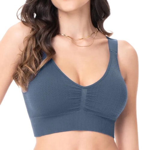 Sutiã Zee Rucci Bojo Removível Zr0300-053 V29 Azul Cobalto