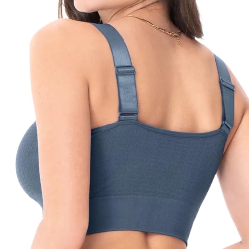 Detalhe - Sutiã Zee Rucci Bojo Removível Zr0300-053 V29 Azul Cobalto