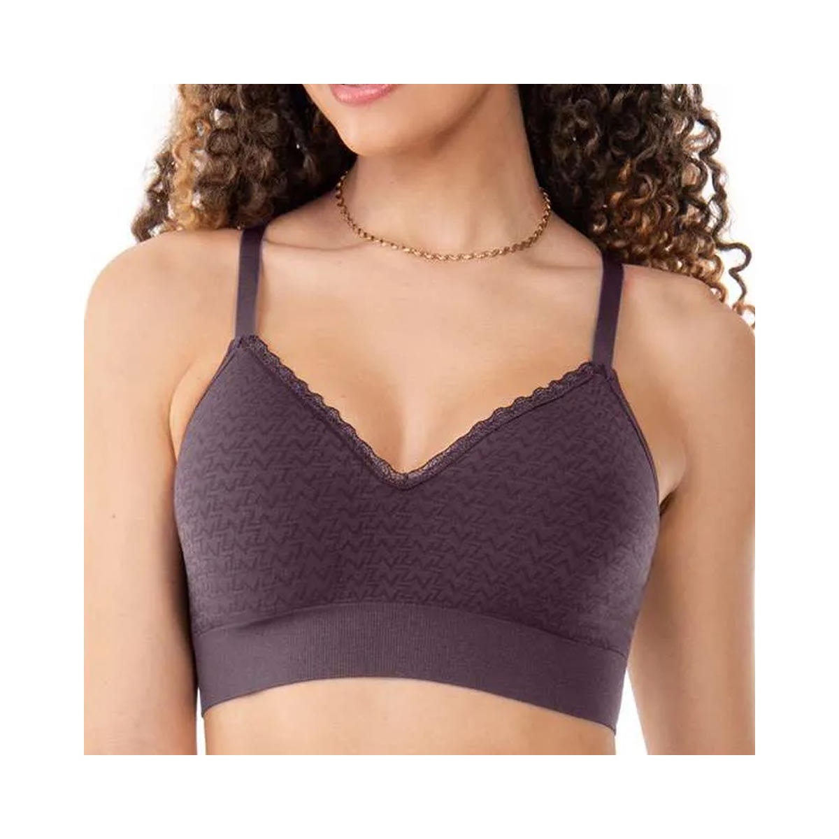Sutiã Zee Rucci Com Bojo E Renda Zr0303-019 Berinjela
