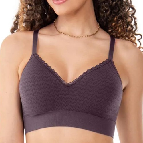 Sutiã Zee Rucci Com Bojo E Renda Zr0303-019 Berinjela