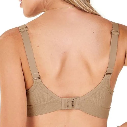 Detalhe - Sutiã Zee Rucci Com Bojo Lycra Zr0303-004 Bege