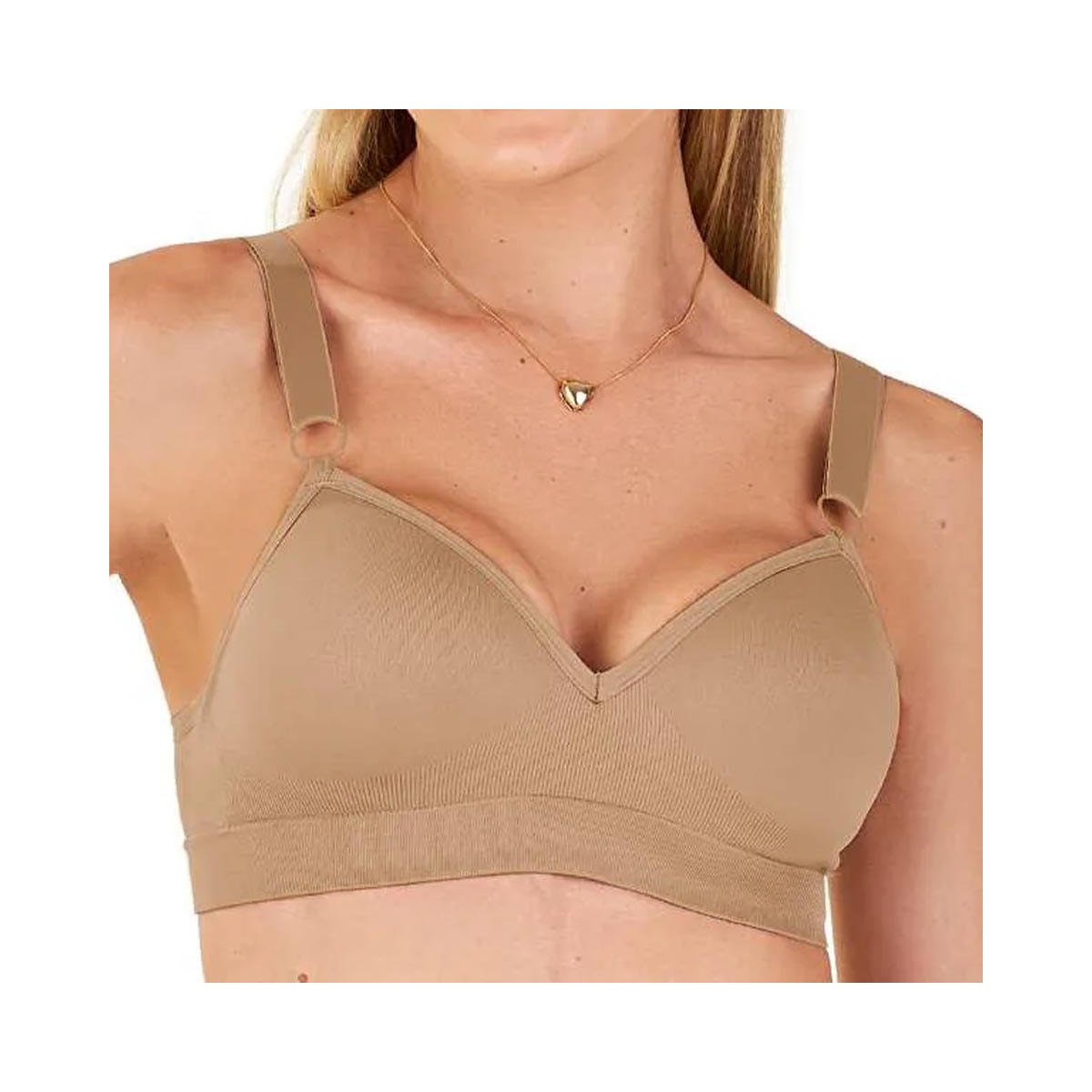 Sutiã Zee Rucci Com Bojo Lycra Zr0303-004 Bege Sutiã Zee Rucci Com Bojo Lycra Zr0303-004 Bege