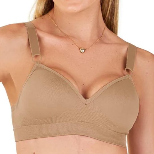 Sutiã Zee Rucci Com Bojo Lycra Zr0303-004 Bege