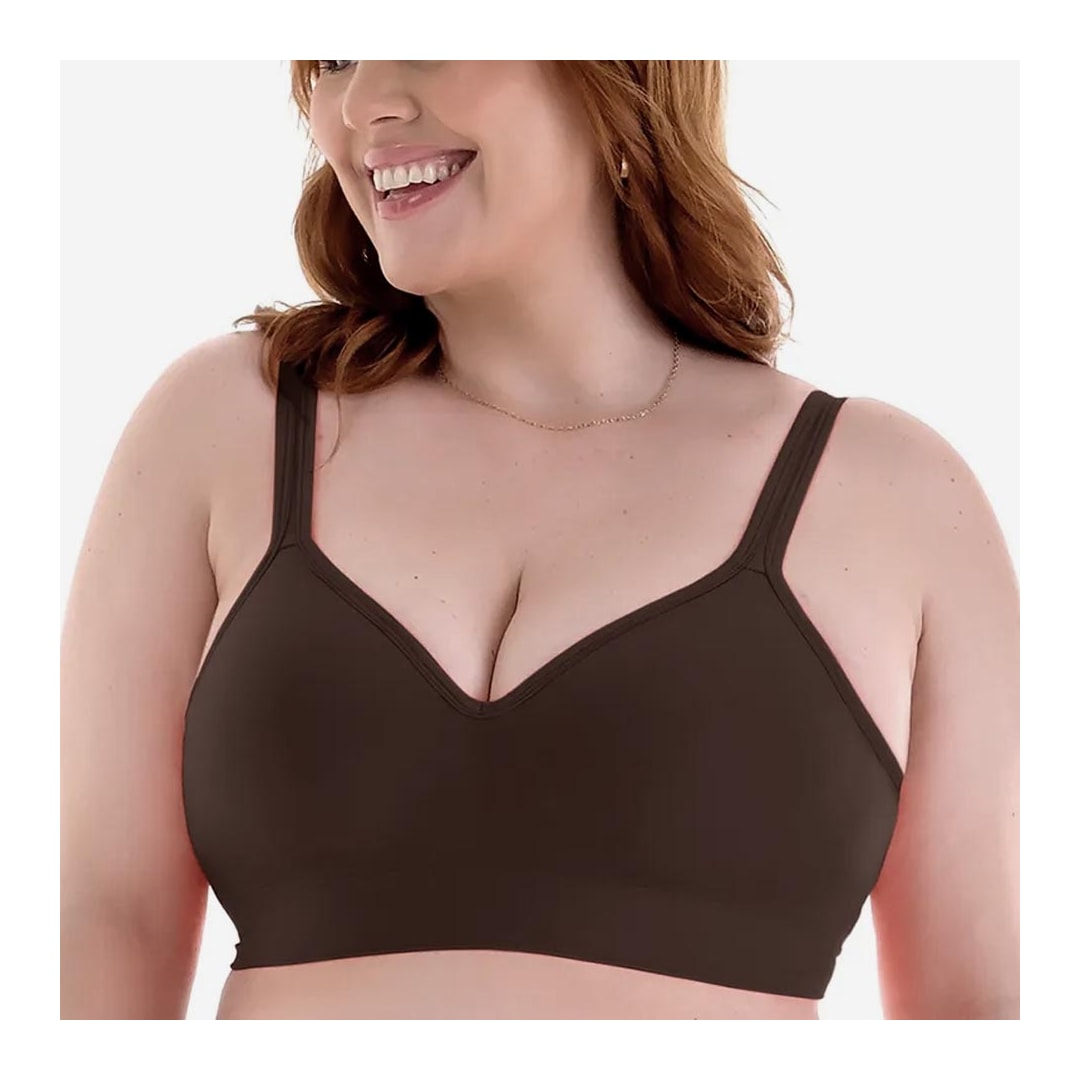 Sutiã Zee Rucci Com Bojo Lycra Zr0303-010 C127 Cafe