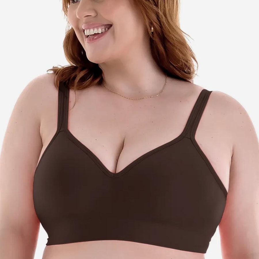 Sutiã Zee Rucci Com Bojo Lycra Zr0303-010 C127 Cafe