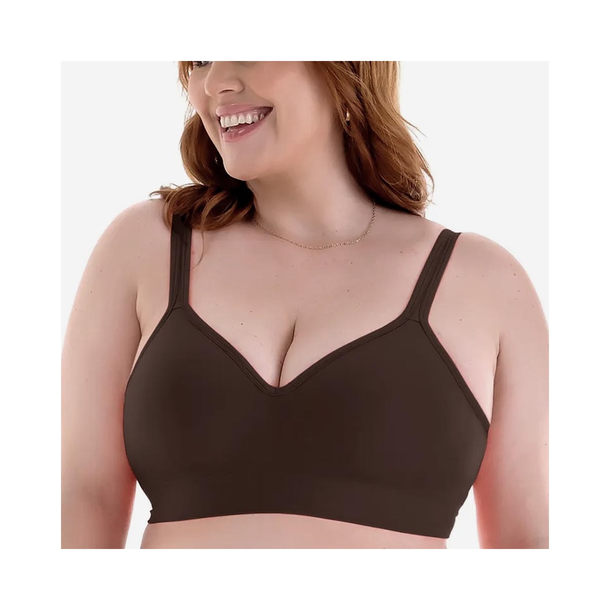 Sutiã Zee Rucci Com Bojo Lycra Zr0303-010 C127 Cafe Sutiã Zee Rucci Com Bojo Lycra Zr0303-010 C127 Cafe