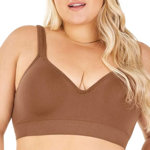 Sutiã Zee Rucci Com Bojo Lycra Zr0303-010 C128 Caramelo