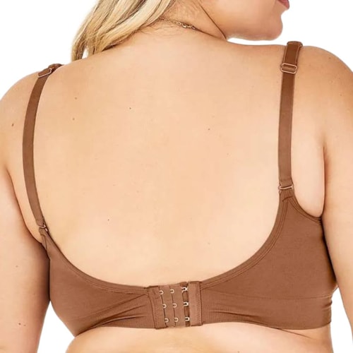 Detalhe - Sutiã Zee Rucci Com Bojo Lycra Zr0303-010 C128 Caramelo