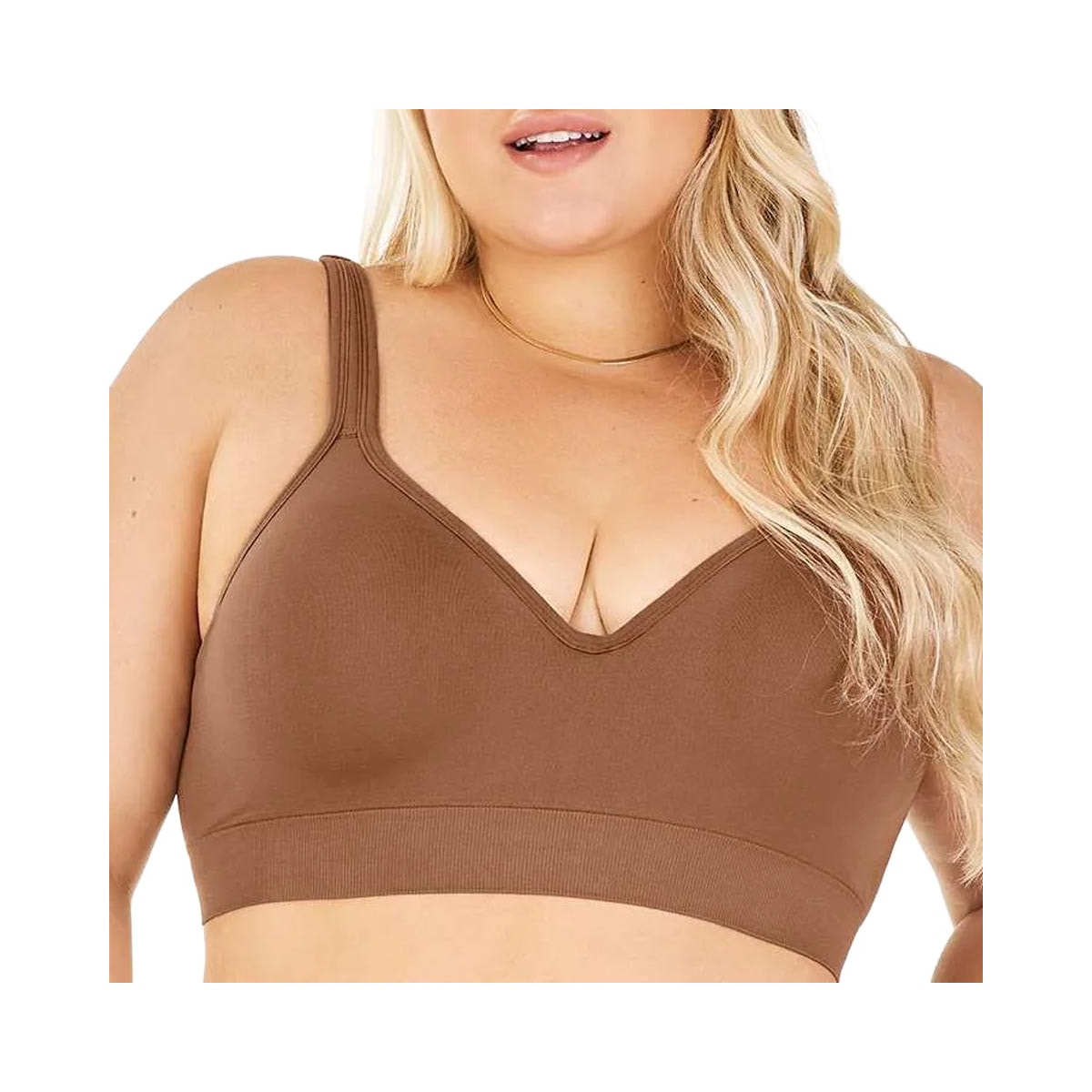 Sutiã Zee Rucci Com Bojo Lycra Zr0303-010 C128 Caramelo Sutiã Zee Rucci Com Bojo Lycra Zr0303-010 C128 Caramelo