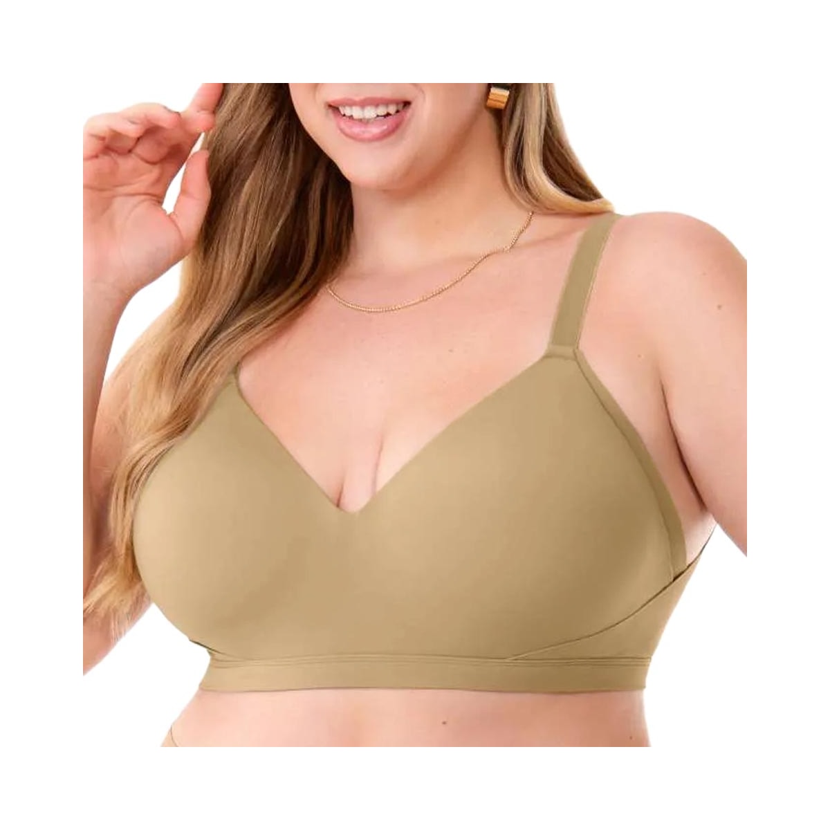 Sutiã Zee Rucci Com Bojo Lycra Zr0303-021 C122 Bege Sutiã Zee Rucci Com Bojo Lycra Zr0303-021 C122 Bege