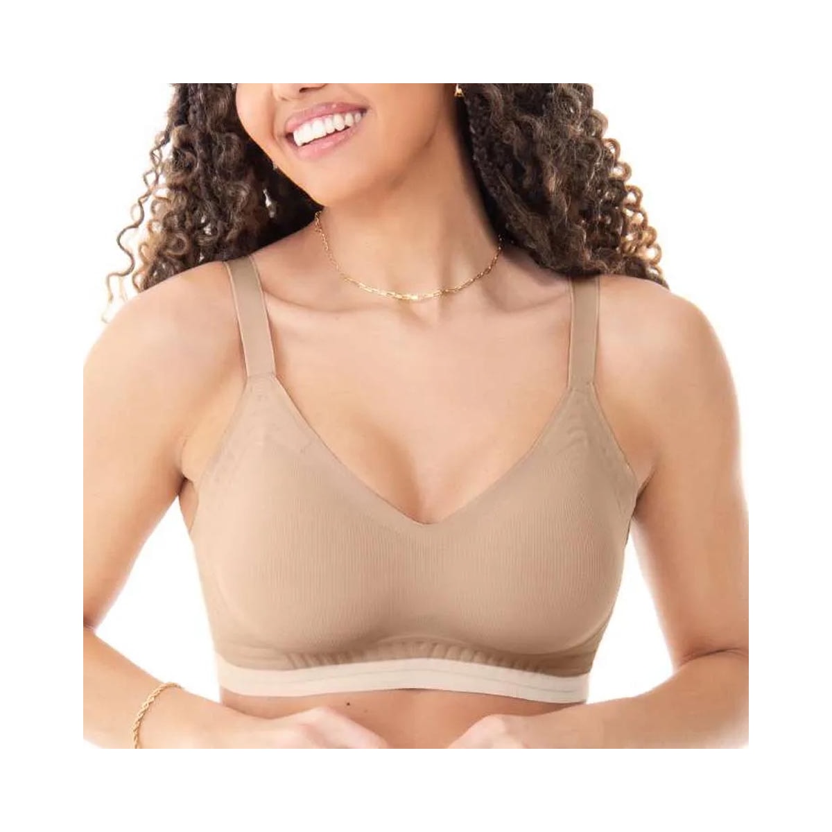 Sutiã Zee Rucci Com Bojo Lycra Zr0303-023 C104 Nude Sutiã Zee Rucci Com Bojo Lycra Zr0303-023 C104 Nude